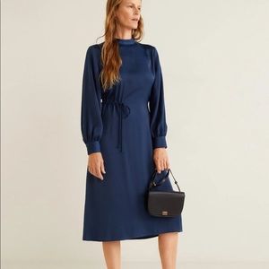 Midi satin Dress